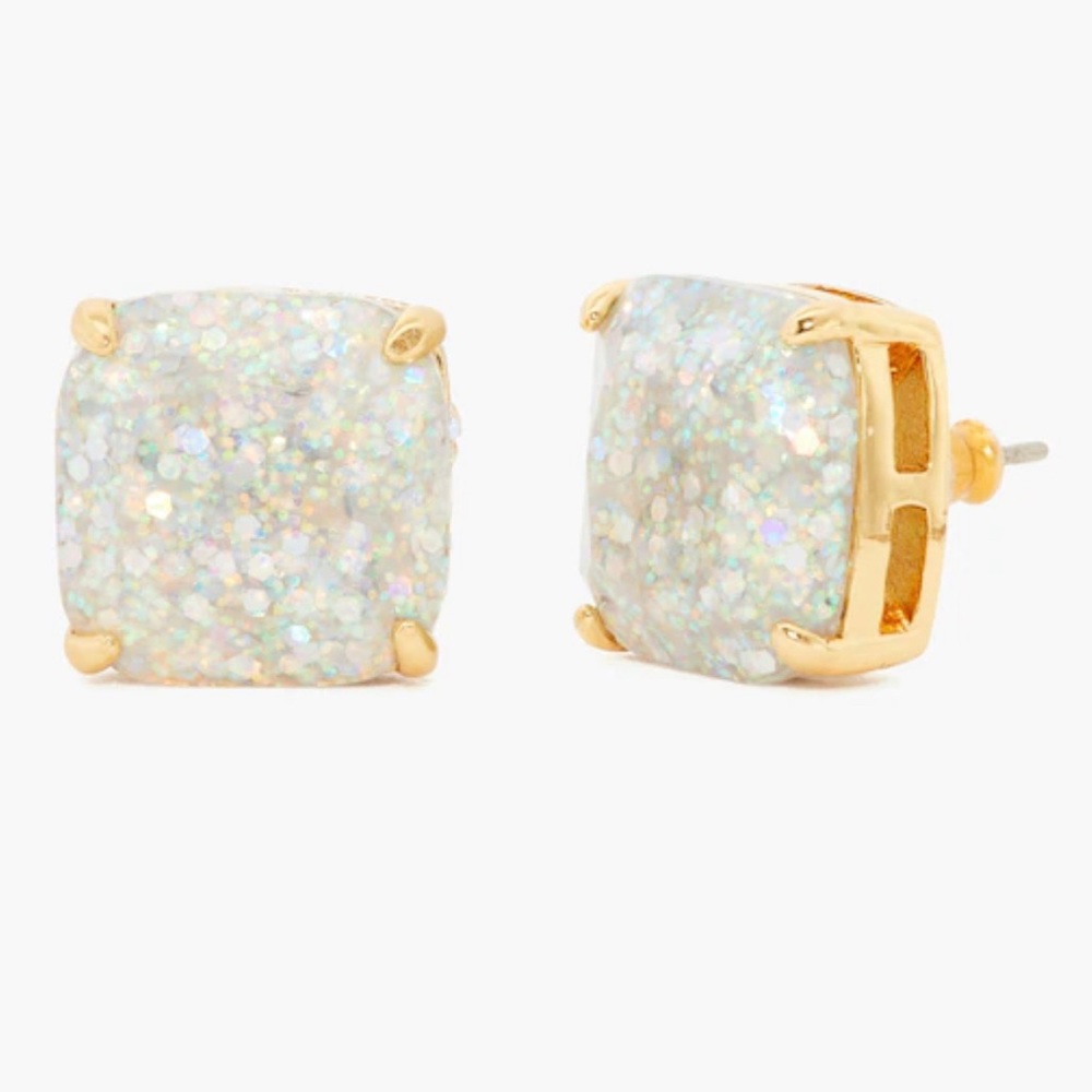 Kate Spade opal glitter earrings